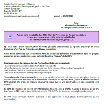 Plan de Prévention du Risque Inondation (PPRi)